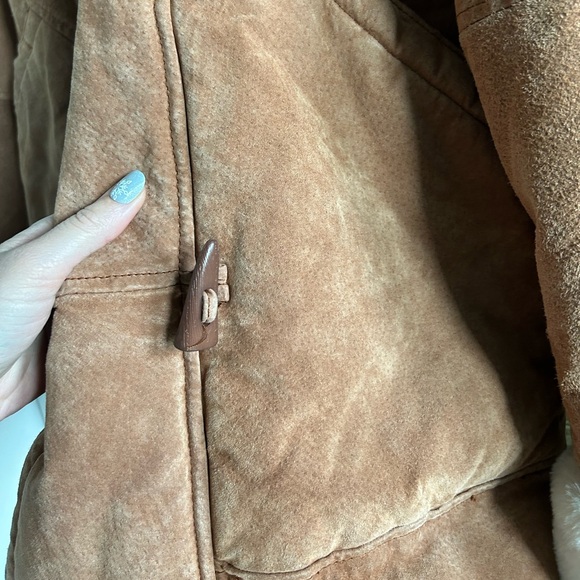 Leather oversized jacket - Picture 3 of 7